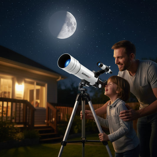 70/400 Astronomical Telescope for Children and Beginners with Adjustable Tripod