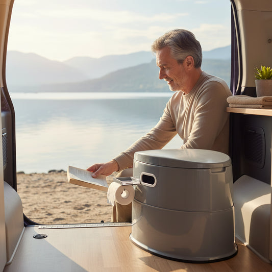 Portable Camping Toilet for Outdoor and Emergency Use