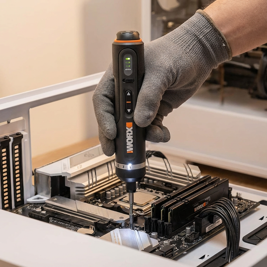 Cordless Electric Screwdriver Kit 4V for Home Repairs