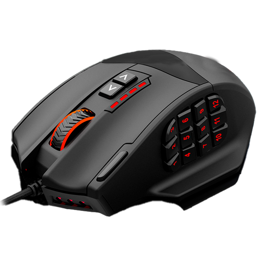 Wired Gaming Mouse with 12 Side Buttons TJ Venom