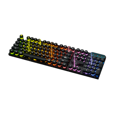 RGB Gaming Keyboard with Adjustable Lighting for Gaming and Typing