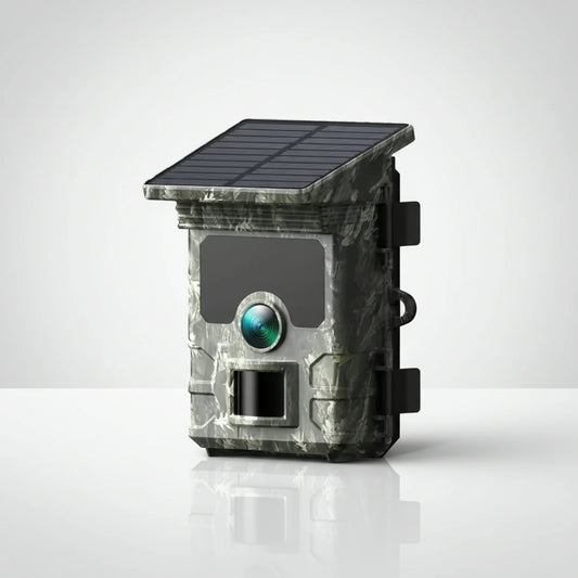 Solar Track Camera for Outdoor Monitoring with Motion Detection