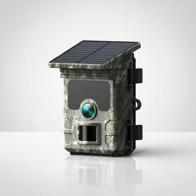 Solar Track Camera for Outdoor Monitoring with Motion Detection