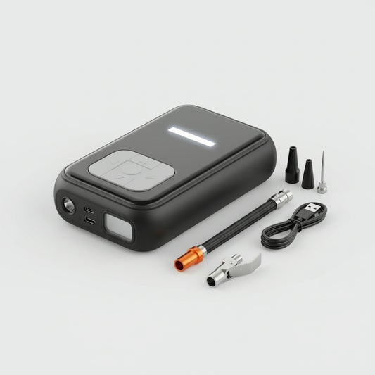 Wireless Tire Inflator with Digital Display for Car and Bike Tires