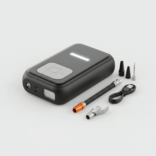 Wireless Tire Inflator with Digital Display for Car and Bike Tires