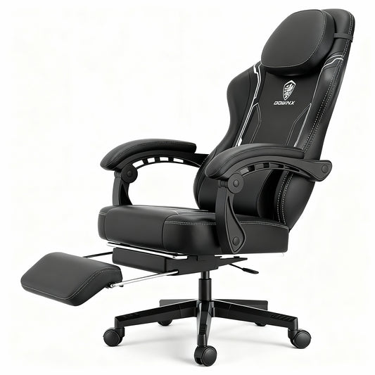 Gaming Chair with Footrest for Desk and Gaming