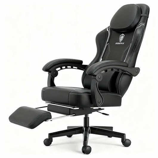 Gaming Chair with Footrest for Desk and Gaming