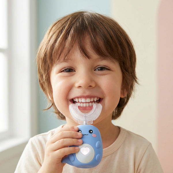 HOW IT WORKS STEP 3 IMAGE - No-Tears U-Brush for Kids