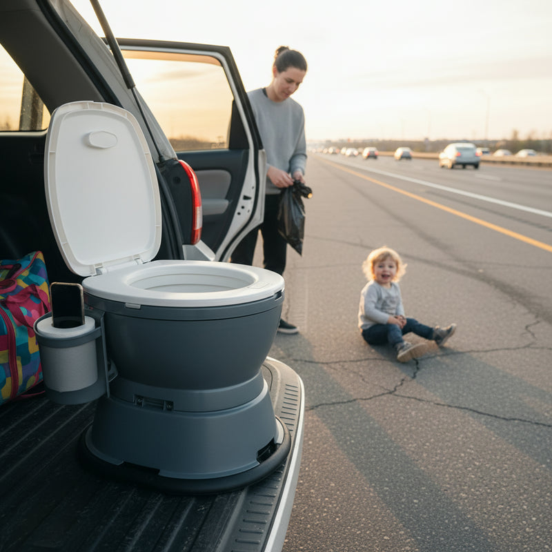 A clean, comfortable loo—ready anywhere, anytime