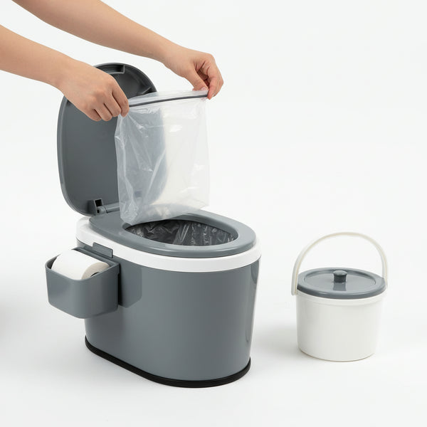 HOW IT WORKS STEP 1 MEDIA - FreshSeal Portable Camping Toilet