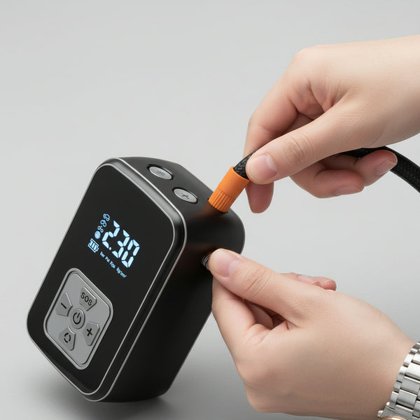HOW IT WORKS STEP 1 MEDIA - Flat-to-Full Wireless Tire Pump
