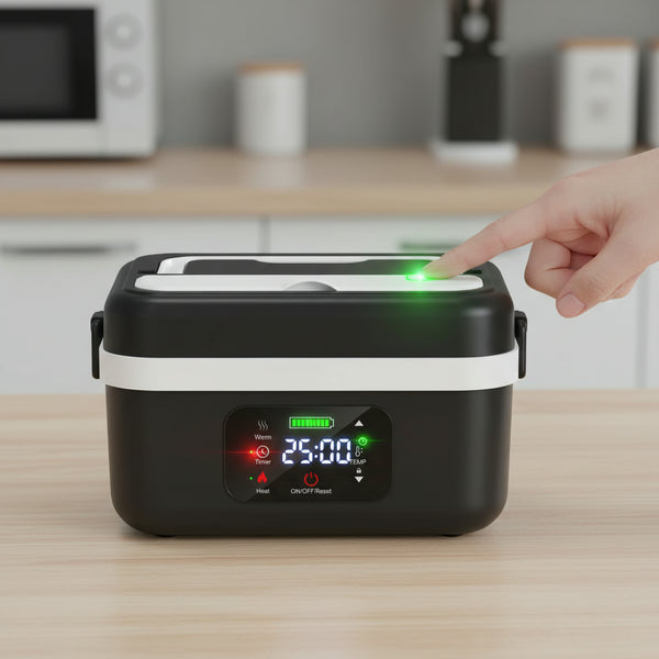 HOW IT WORKS STEP 2 MEDIA - No-Microwave Meal Warmer with Smart Timer