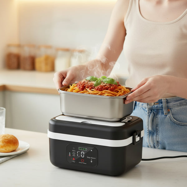 HOW IT WORKS STEP 3 IMAGE - No-Microwave Meal Warmer with Smart Timer