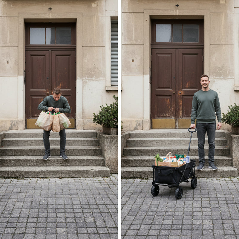STATISTICS IMAGE - No-Lift Foldable Wagon