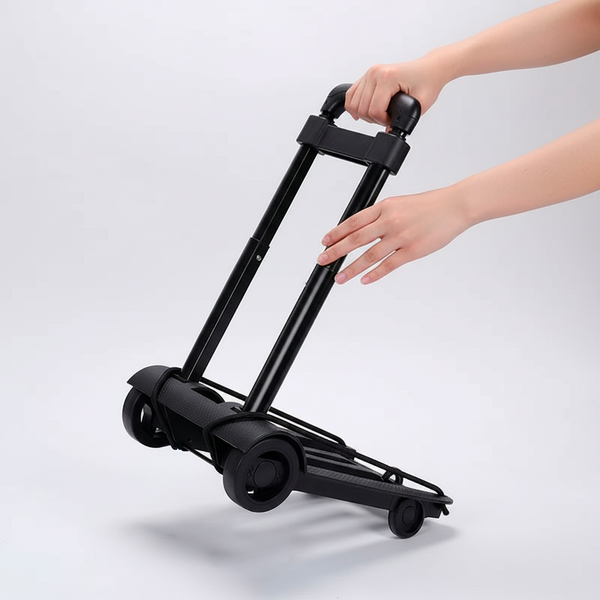 HOW IT WORKS STEP 1 MEDIA - FoldAway Hand Truck 99 lb 4-Wheel
