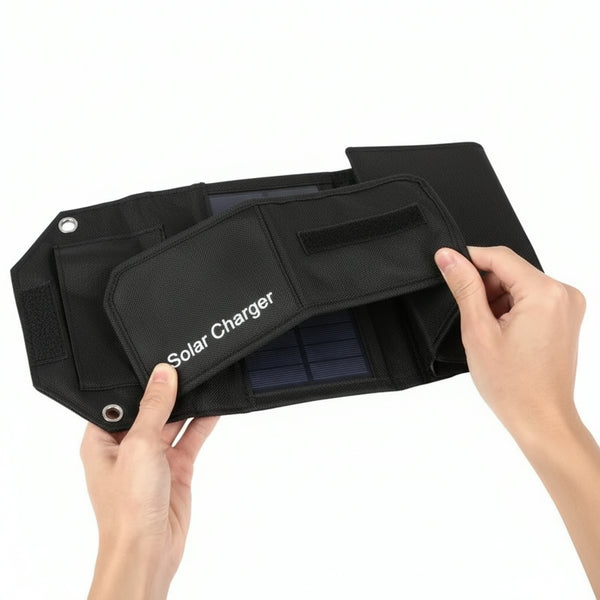 HOW IT WORKS STEP 1 MEDIA - SunCharge Foldable USB Solar Charger