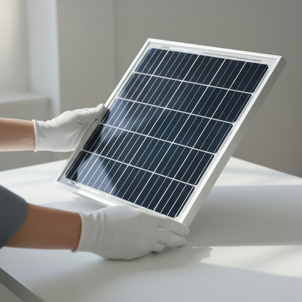 HOW IT WORKS STEP 1 MEDIA - Portable 12V Solar Charging Kit