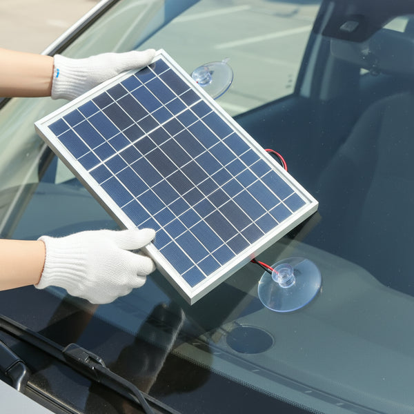 HOW IT WORKS STEP 2 MEDIA - Portable 12V Solar Charging Kit