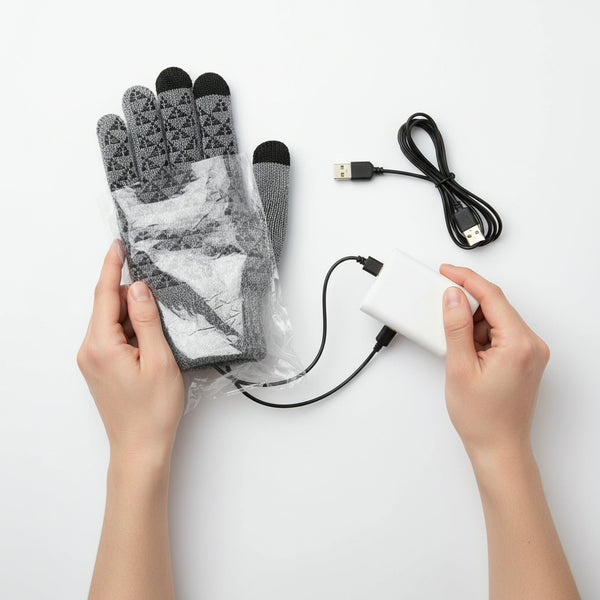 HOW IT WORKS STEP 1 MEDIA - ColdStop USB Heated Gloves