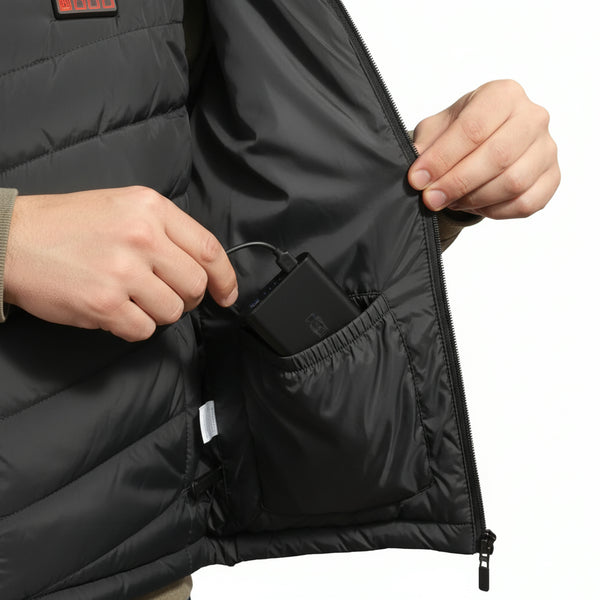 HOW IT WORKS STEP 1 MEDIA - ColdShield 21‑Zone Anti‑Chill Heated Vest