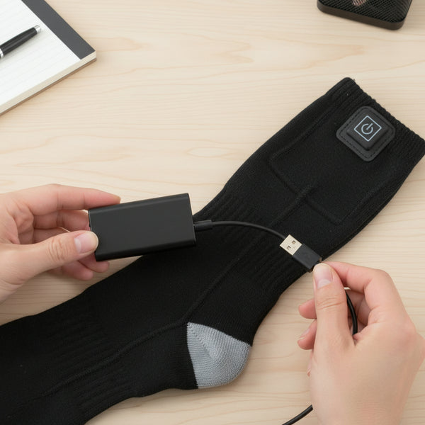 HOW IT WORKS STEP 1 MEDIA - EverWarm Heated Socks