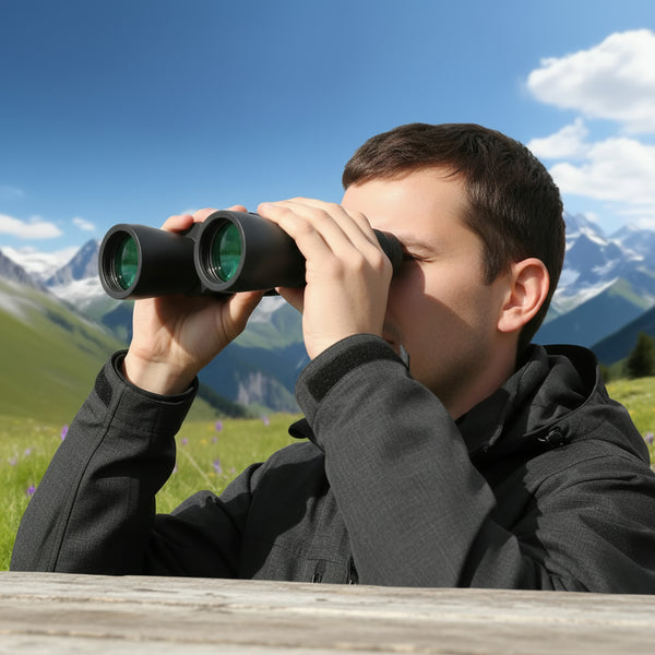 HOW IT WORKS STEP 2 MEDIA - Anti‑Shake DualGrip 20x50 Binoculars