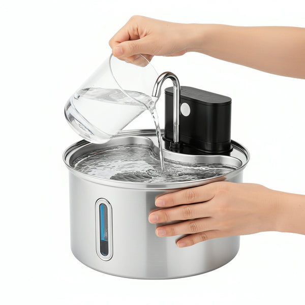 HOW IT WORKS STEP 2 MEDIA - HydraBoost Cordless Cat Water Fountain