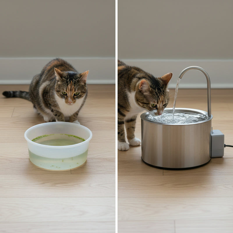 STATISTICS IMAGE - FreshFlow Steel Pet Fountain