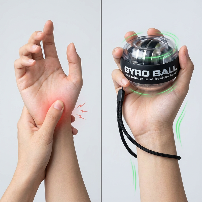 STATISTICS IMAGE - GripBoost Gyro Ball Wrist Trainer
