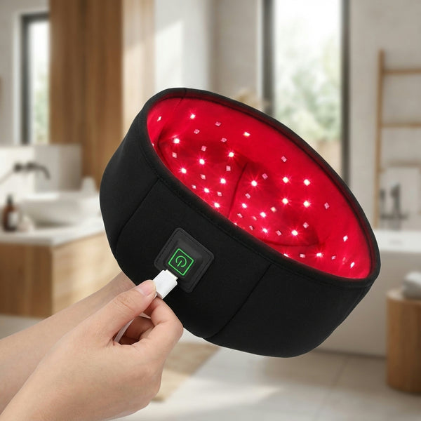 HOW IT WORKS STEP 2 MEDIA - ThickerHair Red Light Cap