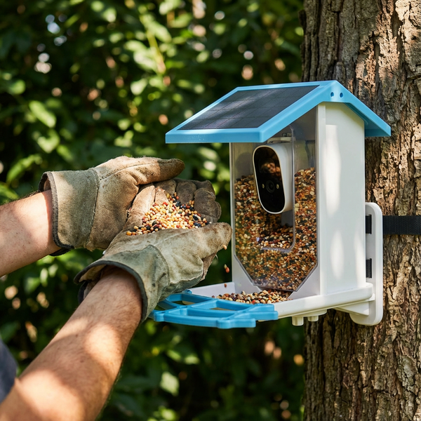 HOW IT WORKS STEP 1 MEDIA - SquirrelGuard Smart Bird Feeder Cam (IP66, 4MP)