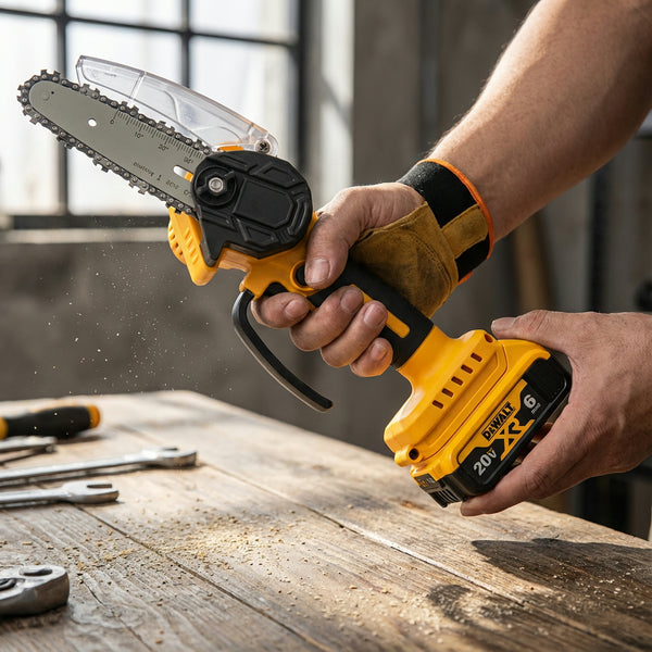 HOW IT WORKS STEP 2 MEDIA - One‑Hand Pruning Chainsaw
