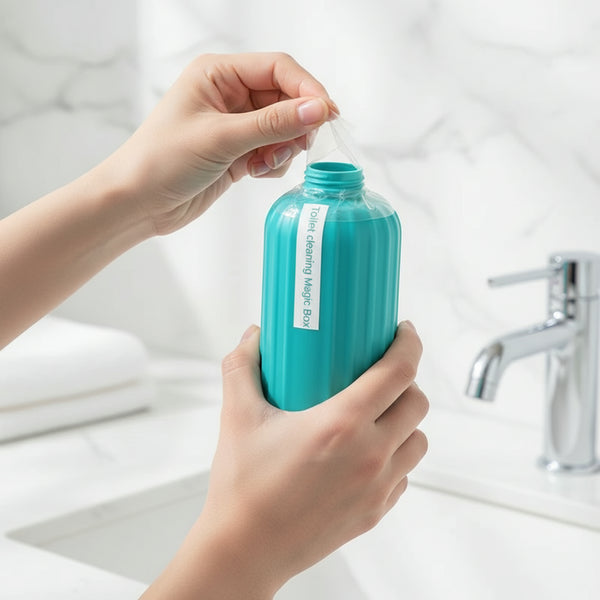 HOW IT WORKS STEP 1 MEDIA - FreshFlush No‑Scrub Tank Gel