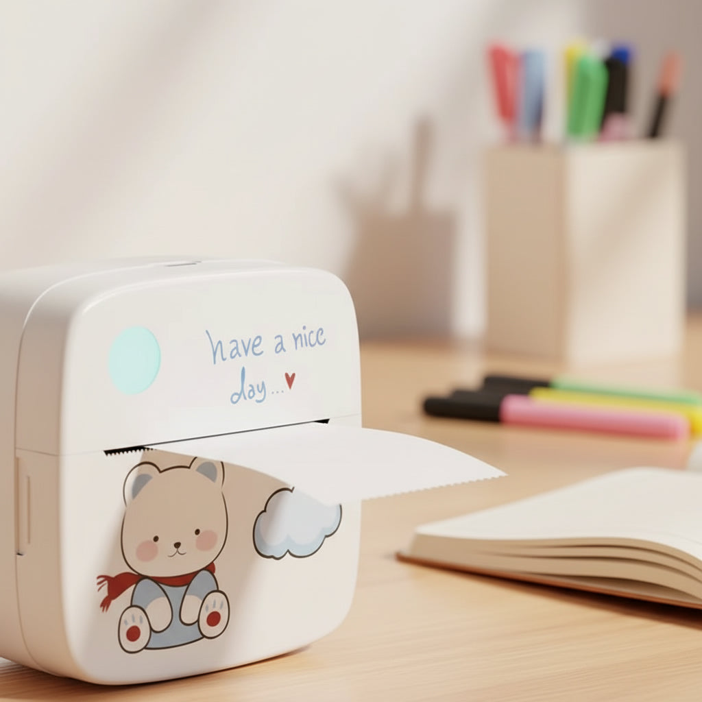 FEATURES IMAGE - No-Cartridge Mini Note Printer