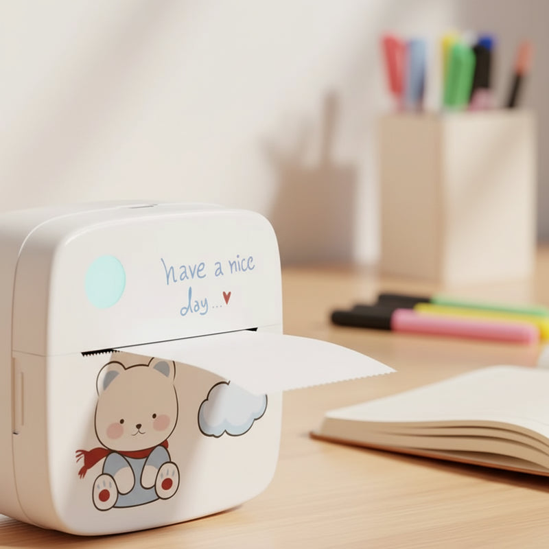 FEATURES IMAGE - No-Cartridge Mini Note Printer
