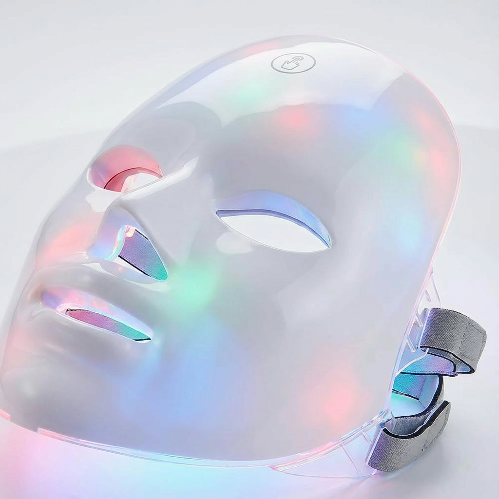 FEATURES IMAGE - GlowWave 7-Color LED Light Therapy Face Mask