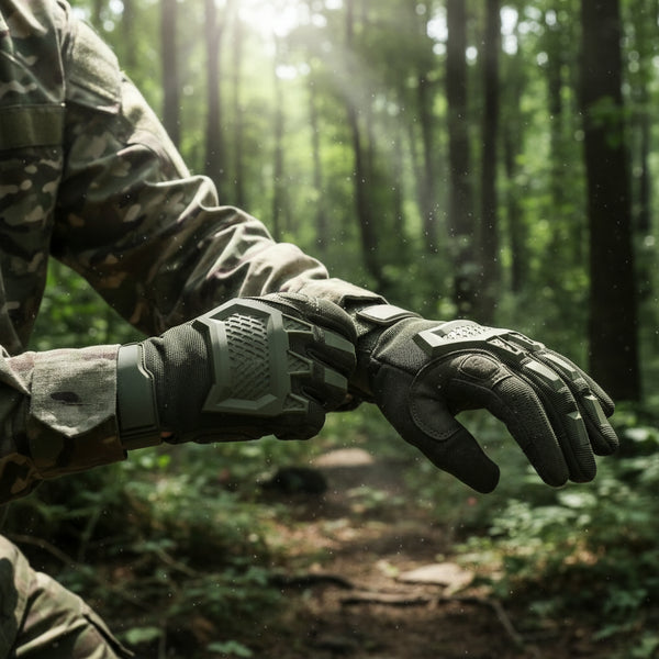 HOW IT WORKS STEP 1 MEDIA - TouchGuard Tactical Gloves (Full‑Finger)