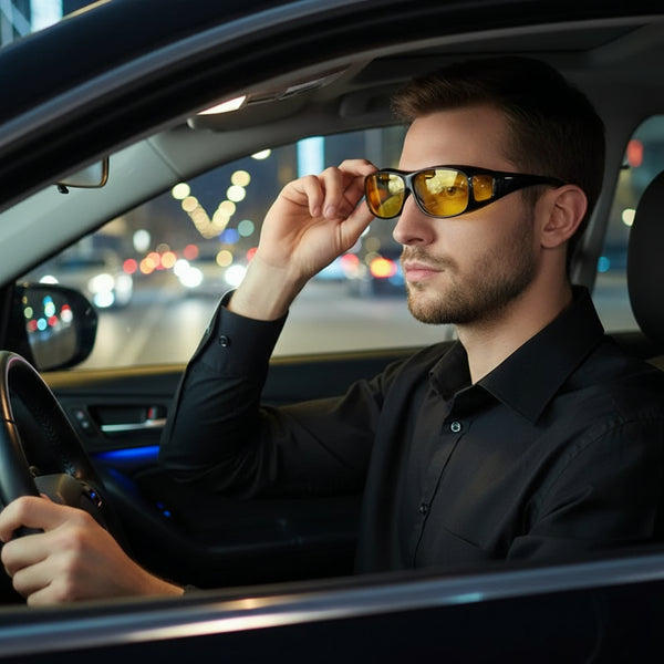 HOW IT WORKS STEP 3 IMAGE - Anti-Glare Night Driving Glasses (Fit-Over)