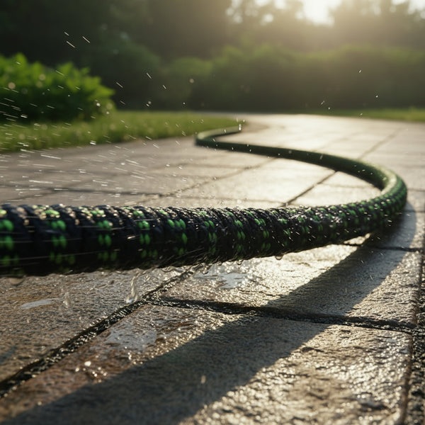 HOW IT WORKS STEP 2 MEDIA - No-Kink 3X Expandable Garden Hose