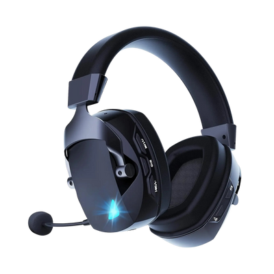 Wireless Gaming Headset With Mic And Noise-Cancelling