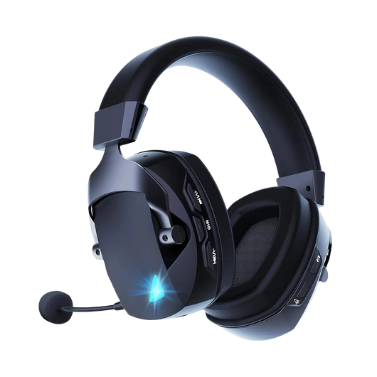 Wireless Gaming Headset With Mic And Noise-Cancelling