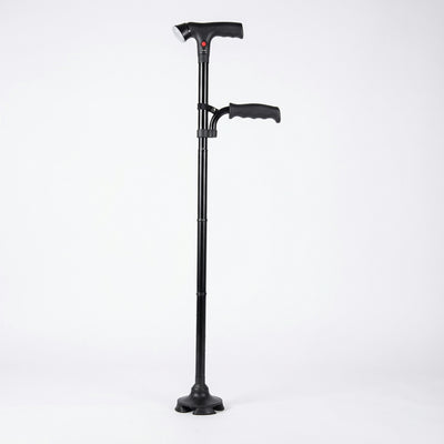 Self-Standing Folding Cane with LED Light for Stability