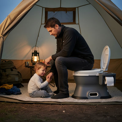 Portable Camping Toilet for Outdoor and Emergency Use