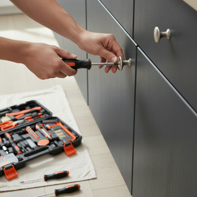 Household Tool Set with 102 Pieces for Home Repair and Maintenance