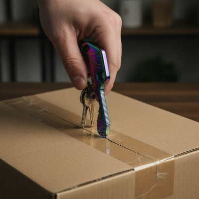 24‑in‑1 Stainless Steel Keychain Multi-Tool