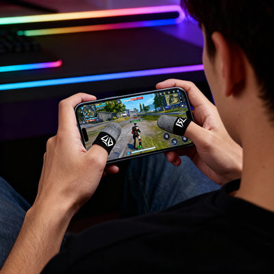Anti-Sweat Finger Sleeves for Mobile Gaming Control