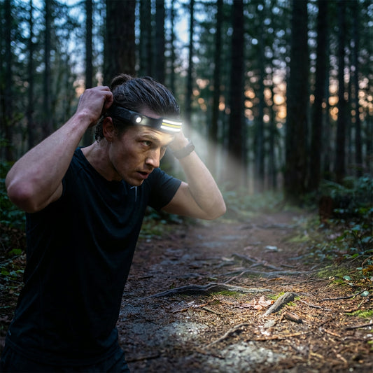 WideArc 180° Motion Headlamp Built-in Battery USB Rechargeable