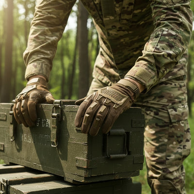 TouchGuard Tactical Gloves Compatible With Touch Screen Full‑Finger