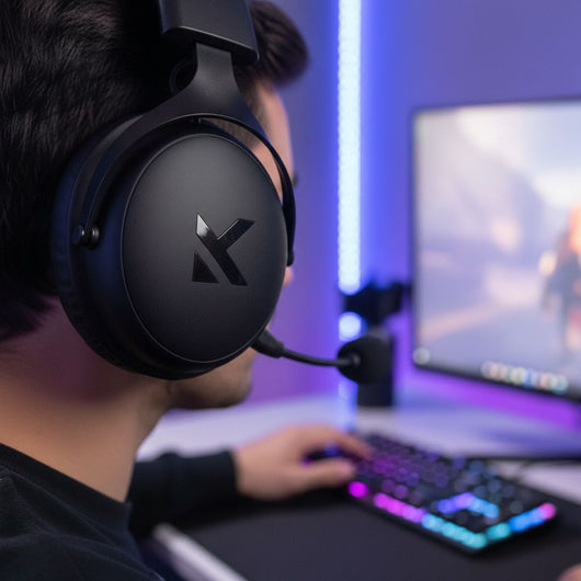 Tri-Mode Headset with Noise Reduction for Calls and Gaming