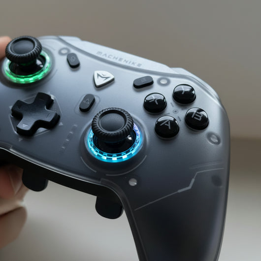 Wireless Game Controller with Hall Effect Joysticks and Back Paddles